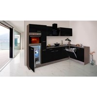 RESPEKTA Küchenzeile »KBL310EYWS«, mit E-Geräten, Gesamtbreite: 310 cm – schwarz – Rabatt: 33 % RESPEKTA Küchenzeile »KBL310EYWS«, mit E-Geräten, Gesamtbreite: 310 cm – schwarz – Rabatt: 33 %