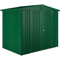 BIOHORT Gerätehaus »Europa Gr. 3«, Stahl, BxHxT: 244 x 203 x 156 cm (Außenmaße inkl. Dachüberstand) – gruen BIOHORT Gerätehaus »Europa Gr. 3«, Stahl, BxHxT: 244 x 203 x 156 cm (Außenmaße inkl. Dachüberstand) – gruen