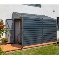 Spacemaker Gerätehaus, 6,4 m³, BxT: 297 x 128 cm – grau Spacemaker Gerätehaus, 6,4 m³, BxT: 297 x 128 cm – grau