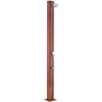 GRE Solardusche, Aluminium, verstellbarer Duschkopf – braun GRE Solardusche, Aluminium, verstellbarer Duschkopf – braun