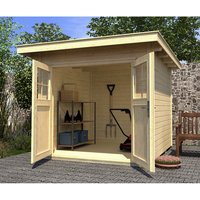 WEKA Gartenhaus »179 Gr.4«, Holz, BxHxT: 356 x 224 x 301 cm (Außenmaße inkl. Dachüberstand) – beige Rabatt: 6 % WEKA Gartenhaus »179 Gr.4«, Holz, BxHxT: 356 x 224 x 301 cm (Außenmaße inkl. Dachüberstand) – beige Rabatt: 6 %