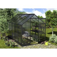 VITAVIA Gewächshaus »Apollo«, 6,2 m², Kunststoff/Aluminium, winterfest – grau Rabatt: 26 % VITAVIA Gewächshaus »Apollo«, 6,2 m², Kunststoff/Aluminium, winterfest – grau Rabatt: 26 %