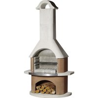 BUSCHBECK Gartengrillkamin »Davos«, 110 cm – weiss BUSCHBECK Gartengrillkamin »Davos«, 110 cm – weiss