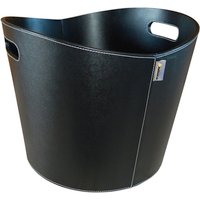 ADURO Holzkorb »Proline«, Ø: 39cm, schwarz, Kunstleder ADURO Holzkorb »Proline«, Ø: 39cm, schwarz, Kunstleder