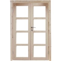 Doppeltür »Thor 40«, Kiefernholz, Natur – beige Doppeltür »Thor 40«, Kiefernholz, Natur – beige