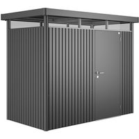 BIOHORT Gerätehaus »HighLine«, Stahl, BxHxT: 275 x 222 x 155 cm (Außenmaße inkl. Dachüberstand) – grau BIOHORT Gerätehaus »HighLine«, Stahl, BxHxT: 275 x 222 x 155 cm (Außenmaße inkl. Dachüberstand) – grau