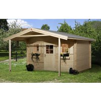 WEKA Gartenhaus »138 A Gr.1«, Holz, BxHxT: 450 x 296 x 500 cm (Außenmaße inkl. Dachüberstand) - beige |  Holz  |  19 m² WEKA Gartenhaus »138 A Gr.1«, Holz, BxHxT: 450 x 296 x 500 cm (Außenmaße inkl. Dachüberstand) - beige |  Holz  |  19 m²