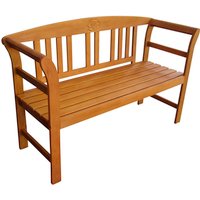 GARDEN PLEASURE Gartenbank »San Jose«, Holz, BxHxT: 130 x 82 x 45,5 cm – braun GARDEN PLEASURE Gartenbank »San Jose«, Holz, BxHxT: 130 x 82 x 45,5 cm – braun