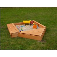 PROMADINO Sandkasten »Multi«, BxL: 172 cm x 260 cm, Kiefernholz honigbraun PROMADINO Sandkasten »Multi«, BxL: 172 cm x 260 cm, Kiefernholz honigbraun