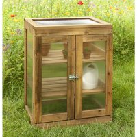 KIEHN-HOLZ Gartenschrank, BxHxL: 58 x 76 x 43 cm, Holz – braun KIEHN-HOLZ Gartenschrank, BxHxL: 58 x 76 x 43 cm, Holz – braun
