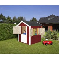 WEKA Kinderspielartikel, BxHxT: 144 x 154 x 153 cm, Holz, schwedischrot/weiß (Rabatt: 12 %) WEKA Kinderspielartikel, BxHxT: 144 x 154 x 153 cm, Holz, schwedischrot/weiß (Rabatt: 12 %)