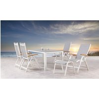 BEST Diningset »Cavalese«, 5 Sitzplätze, Aluminium – weiss Rabatt: 17 % BEST Diningset »Cavalese«, 5 Sitzplätze, Aluminium – weiss Rabatt: 17 %