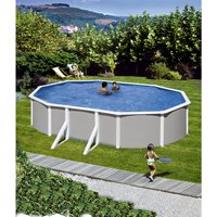 MYPOOL Ovalpool, grau/weiß, BxHxL: 300 x 120 x 500 cm – blau MYPOOL Ovalpool, grau/weiß, BxHxL: 300 x 120 x 500 cm – blau