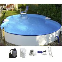 SUMMER FUN Achtformpool, weiß, BxHxL: 360 x 150 x 625 cm – weiss SUMMER FUN Achtformpool, weiß, BxHxL: 360 x 150 x 625 cm – weiss