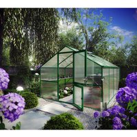 KGT Gewächshaus »Orchidee«, 12,75 m², Kunststoff/Aluminium, winterfest – gruen KGT Gewächshaus »Orchidee«, 12,75 m², Kunststoff/Aluminium, winterfest – gruen