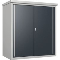 Trimetals Gartenschrank »Guardian«, BxHxT: 172 x 187 x 98 cm, anthrazit, Stahl – grau Trimetals Gartenschrank »Guardian«, BxHxT: 172 x 187 x 98 cm, anthrazit, Stahl – grau