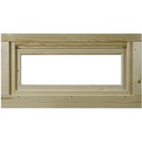 WOLFF FINNHAUS Kippfenster »Gartenhaus«, BxH: 82 x 54 cm, Normalglas – braun WOLFF FINNHAUS Kippfenster »Gartenhaus«, BxH: 82 x 54 cm, Normalglas – braun