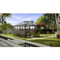 VITAVIA Gewächshaus »Zeus Plus 10000«, BxHxL: 195 x 197 x 131 cm – schwarz VITAVIA Gewächshaus »Zeus Plus 10000«, BxHxL: 195 x 197 x 131 cm – schwarz