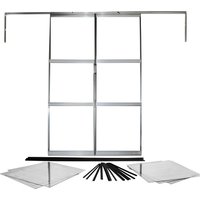 VITAVIA Doppeltür-Set »Sirona«, BxH: 122 x 191 cm – silberfarben Rabatt: 10 % VITAVIA Doppeltür-Set »Sirona«, BxH: 122 x 191 cm – silberfarben Rabatt: 10 %
