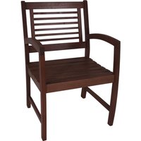 GARDEN PLEASURE Gartenstuhl »Madison«, BxTxH: 56 x 59 x 90 cm, Eukalyptusholz – beige GARDEN PLEASURE Gartenstuhl »Madison«, BxTxH: 56 x 59 x 90 cm, Eukalyptusholz – beige