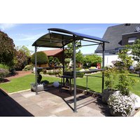 LECO Grillpavillon, BxHxT: 245 x 233 x 150 cm, grau LECO Grillpavillon, BxHxT: 245 x 233 x 150 cm, grau