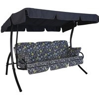 ANGERER FREIZEITMÖBEL Hollywoodschaukel »Comfort«, 3-Sitzer, inkl. Auflagen – blau ANGERER FREIZEITMÖBEL Hollywoodschaukel »Comfort«, 3-Sitzer, inkl. Auflagen – blau