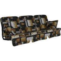ANGERER FREIZEITMÖBEL Hollywoodschaukelauflage »Comfort«, braun, Abstrakt, BxL: 180 x 56 cm ANGERER FREIZEITMÖBEL Hollywoodschaukelauflage »Comfort«, braun, Abstrakt, BxL: 180 x 56 cm