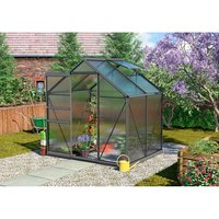 VITAVIA Gewächshaus »Calypso«, 3 m², Kunststoff/Aluminium, winterfest – grau VITAVIA Gewächshaus »Calypso«, 3 m², Kunststoff/Aluminium, winterfest – grau