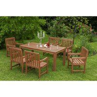 MERXX Gartenmöbel »Santos«, 6 Sitzplätze, Eukalyptusholz – beige Rabatt: 38 % MERXX Gartenmöbel »Santos«, 6 Sitzplätze, Eukalyptusholz – beige Rabatt: 38 %