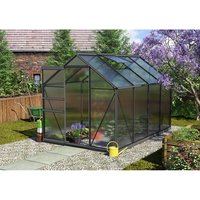 VITAVIA Gewächshaus »Calypso«, 5,8 m², Kunststoff/Aluminium, winterfest – grau VITAVIA Gewächshaus »Calypso«, 5,8 m², Kunststoff/Aluminium, winterfest – grau