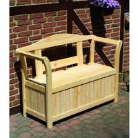 PROMADINO Friesenbank, Holz, 2-Sitzer, BxT: 130 x 50 cm – braun PROMADINO Friesenbank, Holz, 2-Sitzer, BxT: 130 x 50 cm – braun