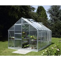 VITAVIA Gewächshaus »Merkur«, 11,5 m², Kunststoff/Aluminium, winterfest – silberfarben VITAVIA Gewächshaus »Merkur«, 11,5 m², Kunststoff/Aluminium, winterfest – silberfarben