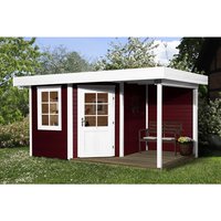 WEKA Gartenhaus »213 Plus  Gr.1 A«, Holz, BxT: 500 x 278 cm (Außenmaße inkl. Dachüberstand) - rot |  Fichte  |  9,16 m² WEKA Gartenhaus »213 Plus  Gr.1 A«, Holz, BxT: 500 x 278 cm (Außenmaße inkl. Dachüberstand) - rot |  Fichte  |  9,16 m²