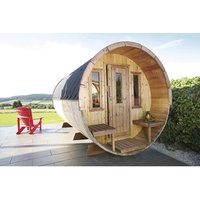 WOLFF FINNHAUS Fasssauna »Basic«, Fichtenholz, beige, 6 Personen WOLFF FINNHAUS Fasssauna »Basic«, Fichtenholz, beige, 6 Personen