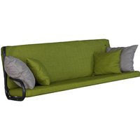 ANGERER FREIZEITMÖBEL Hollywoodschaukelauflage »Smart«, grün, Uni, BxL: 180 x 54 cm – gruen ANGERER FREIZEITMÖBEL Hollywoodschaukelauflage »Smart«, grün, Uni, BxL: 180 x 54 cm – gruen