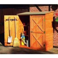 PROMADINO Geräteschrank, BxHxT: 149 x 163 x 78 cm, braun PROMADINO Geräteschrank, BxHxT: 149 x 163 x 78 cm, braun