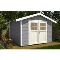 WEKA Gartenhaus »Casa Gr. 1,5«, Holz, BxHxT: 380 x 249 x 235 cm (Außenmaße inkl. Dachüberstand) – grau WEKA Gartenhaus »Casa Gr. 1,5«, Holz, BxHxT: 380 x 249 x 235 cm (Außenmaße inkl. Dachüberstand) – grau