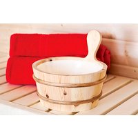 KARIBU Aufgusskübel, natur, geeignet für: Karibu Saunen, natur – beige KARIBU Aufgusskübel, natur, geeignet für: Karibu Saunen, natur – beige