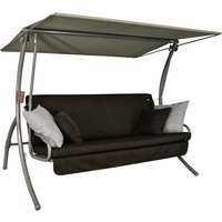 ANGERER FREIZEITMÖBEL Hollywoodschaukel »Drift Smart«, 3-Sitzer, inkl. Auflagen – braun ANGERER FREIZEITMÖBEL Hollywoodschaukel »Drift Smart«, 3-Sitzer, inkl. Auflagen – braun
