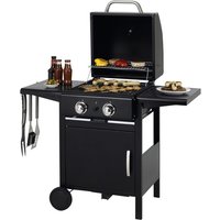 TEPRO Gasgrill »Bloomfield«, 2 Brenner, Grillfläche: 20,5 x 44,5 cm – schwarz TEPRO Gasgrill »Bloomfield«, 2 Brenner, Grillfläche: 20,5 x 44,5 cm – schwarz