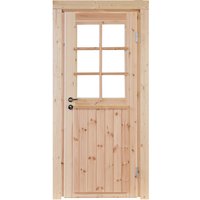 Einzeltür »Finn 58 Iso«, Kiefernholz, Natur – beige Einzeltür »Finn 58 Iso«, Kiefernholz, Natur – beige