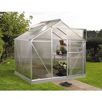 VITAVIA Gewächshaus »Eos«, 3,1 m², Kunststoff/Aluminium, winterfest – silberfarben VITAVIA Gewächshaus »Eos«, 3,1 m², Kunststoff/Aluminium, winterfest – silberfarben