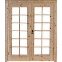 Doppeltür »Lars XL 70 Iso«, Kiefernholz, Natur – beige Doppeltür »Lars XL 70 Iso«, Kiefernholz, Natur – beige