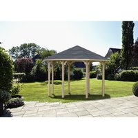 WOLFF Holzpavillon »Kreta 8«, achteckig, achteckig, BxT: 327 x 327 cm – beige WOLFF Holzpavillon »Kreta 8«, achteckig, achteckig, BxT: 327 x 327 cm – beige