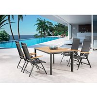 BEST Diningset »Cavalese«, 4 Sitzplätze, Aluminium – grau Rabatt: 17 % BEST Diningset »Cavalese«, 4 Sitzplätze, Aluminium – grau Rabatt: 17 %