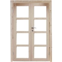 Doppeltür »Thor 34«, Kiefernholz, Natur – beige Doppeltür »Thor 34«, Kiefernholz, Natur – beige