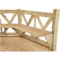 WOLFF Sitzbank »Kreta 8«, Holz, beige WOLFF Sitzbank »Kreta 8«, Holz, beige