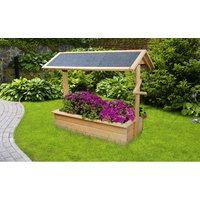 PROMADINO Zierbrunnen, BxH: 94,5 x 77 cm, Kiefernholz, honigbraun PROMADINO Zierbrunnen, BxH: 94,5 x 77 cm, Kiefernholz, honigbraun