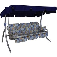 ANGERER FREIZEITMÖBEL Hollywoodschaukel »Swing«, 3-Sitzer, inkl. Auflagen – blau ANGERER FREIZEITMÖBEL Hollywoodschaukel »Swing«, 3-Sitzer, inkl. Auflagen – blau