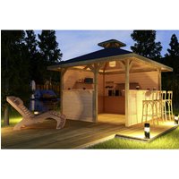 WEKA Pavillon »Paradies«, BxHxT: 380 x 355 x 380 cm – gruen WEKA Pavillon »Paradies«, BxHxT: 380 x 355 x 380 cm – gruen